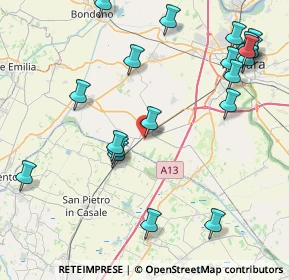 Mappa Via Guglielmo Marconi, 44028 Poggio Renatico FE, Italia (10.208)