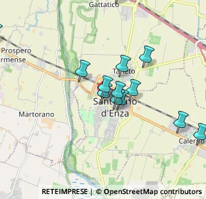 Mappa SS9, 42049 Sant'Ilario d'Enza RE, Italia (1.73846)