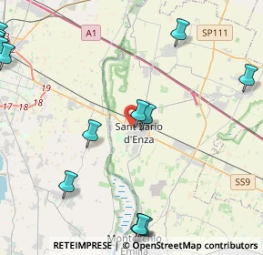 Mappa SS9, 42049 Sant'Ilario d'Enza RE, Italia (7.232)