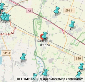 Mappa SS9, 42049 Sant'Ilario d'Enza RE, Italia (8.001)