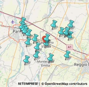 Mappa Via Piero Gobetti, 42049 Sant'Ilario d'Enza RE, Italia (6.8565)