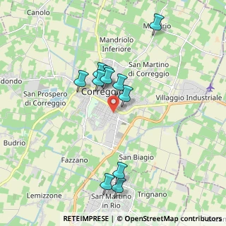 Mappa Via Piero Gobetti, 42015 Correggio RE, Italia (1.76818)