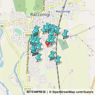 Mappa Via Foscolo Ugo, 12035 Racconigi CN, Italia (0.32692)