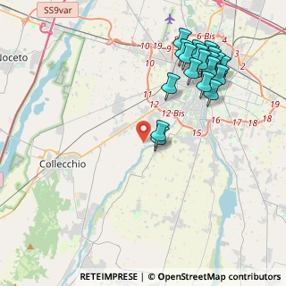 Mappa Strada Vigheffio, 43044 Parma PR, Italia (4.701)