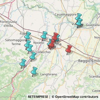 Mappa Strada Vigheffio, 43044 Parma PR, Italia (14.64933)