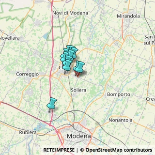 Mappa Via Fratelli Cervi, 41010 Limidi MO, Italia (3.80636)