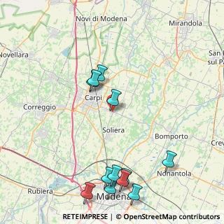 Mappa Via Fratelli Cervi, 41010 Limidi MO, Italia (9.87917)
