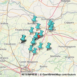 Mappa Via Paolo Borsellino, 44028 Poggio Renatico FE, Italia (11.2825)