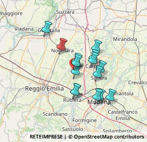 Mappa Via Giacomo Matteotti, 42015 Correggio RE, Italia (10.698)