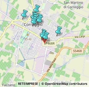 Mappa Via Giacomo Matteotti, 42015 Correggio RE, Italia (0.80833)