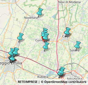 Mappa Via Giacomo Matteotti, 42015 Correggio RE, Italia (10.0165)