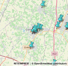 Mappa Via Giacomo Matteotti, 42015 Correggio RE, Italia (5.2745)