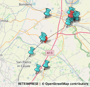 Mappa 44028 Poggio Renatico FE, Italia (9.932)