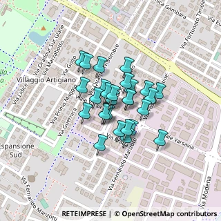 Mappa Via Varsavia, 42015 Correggio RE, Italia (0.15)