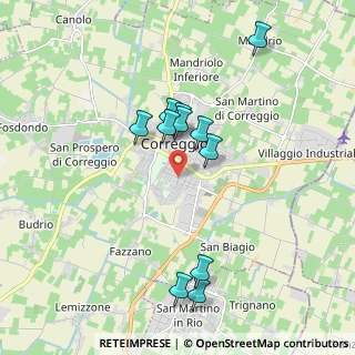 Mappa Via Varsavia, 42015 Correggio RE, Italia (1.75636)