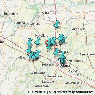 Mappa Via Varsavia, 42015 Correggio RE, Italia (10.9455)