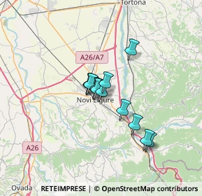 Mappa Via Rosselli Fratelli, 15067 Novi Ligure AL, Italia (4.05538)