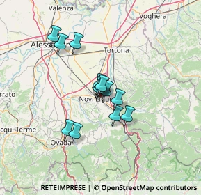 Mappa Via Rosselli Fratelli, 15067 Novi Ligure AL, Italia (9.07429)