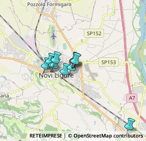 Mappa Via Rosselli Fratelli, 15067 Novi Ligure AL, Italia (1.11182)