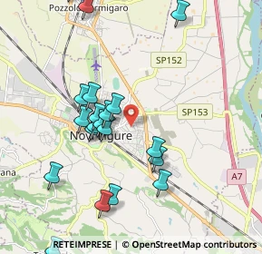 Mappa Via Rosselli Fratelli, 15067 Novi Ligure AL, Italia (2.076)