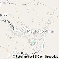 Kaart Magliano Alfieri