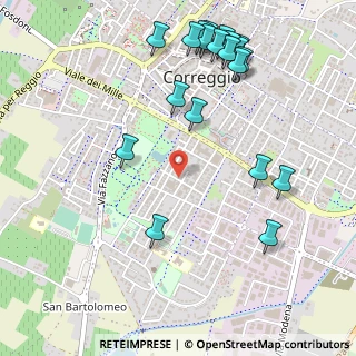 Mappa Via Goito, 42015 Correggio RE, Italia (0.6375)