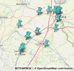 Mappa Via Ferdinando Santi, 44028 Poggio Renatico FE, Italia (8.99316)
