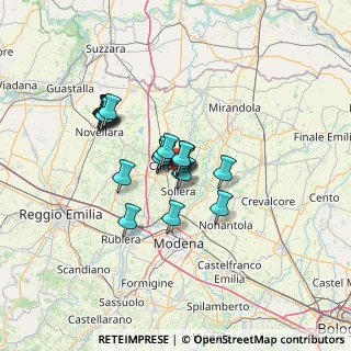Mappa Via Carpi Ravarino, 41010 Soliera MO, Italia (9.334)
