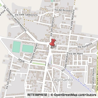 Mappa Via Don Giovanni Minzoni, 15, 44023 Lagosanto, Ferrara (Emilia Romagna)