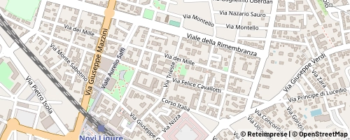 Mappa Novi Ligure