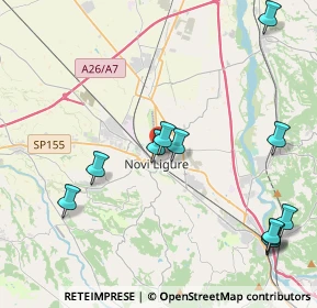 Mappa Via Felice Cavallotti, 15067 Novi Ligure AL, Italia (4.88636)