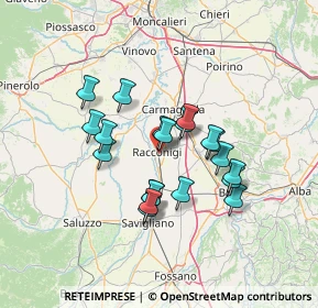 Mappa Via Santa Maria, 12035 Racconigi CN, Italia (11.2655)