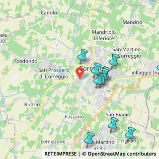 Mappa Via Giovanni Falcone, 42015 Correggio RE, Italia (2.17727)