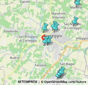 Mappa Via Don Giuseppe Puglisi, 42015 Correggio RE, Italia (2.38818)