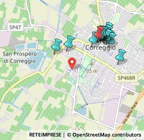 Mappa Via Don Giuseppe Puglisi, 42015 Correggio RE, Italia (1.03353)