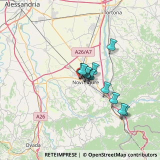 Mappa Via Capannina, 15067 Novi ligure AL, Italia (4.40385)