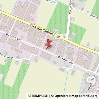 Mappa Via Archimede, 70, 41019 Bomporto, Modena (Emilia Romagna)