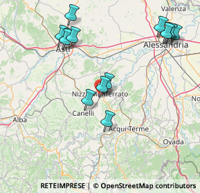 Mappa SP 592, 14049 Nizza Monferrato AT, Italia (17.90571)