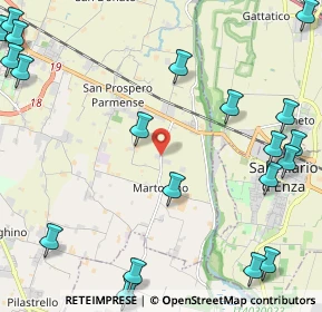 Mappa 43123 Martorano PR, Italia (3.2655)