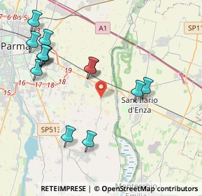 Mappa SP52, 43123 Martorano PR, Italia (4.57308)