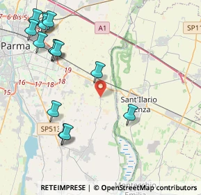 Mappa 43123 Martorano PR, Italia (5.20929)