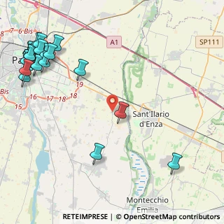 Mappa SP52, 43123 Martorano PR, Italia (6.454)