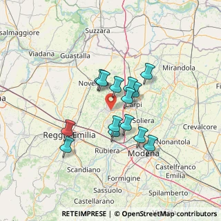 Mappa Viale Saltini, 42015 Correggio RE, Italia (10.57)