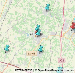 Mappa Via Stalingrado, 42015 Correggio RE, Italia (6.80333)