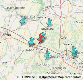 Mappa 42011 Bagnolo in Piano RE, Italia (15.73455)