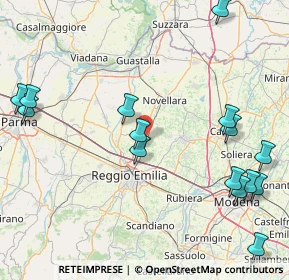 Mappa 42011 Bagnolo in Piano RE, Italia (21.40733)