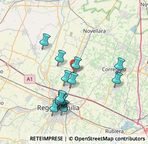 Mappa 42011 Bagnolo in Piano RE, Italia (7.16071)