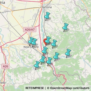 Mappa Viale Stazione, 15063 Cassano Spinola AL, Italia (6.54333)