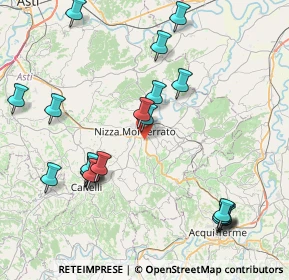 Mappa SP 456 del Turchino, 14049 Nizza Monferrato AT, Italia (9.3535)