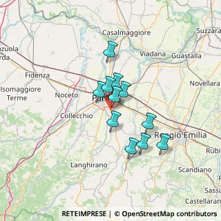 Mappa S.da Salvini, 43123 Parma PR, Italia (9.85455)